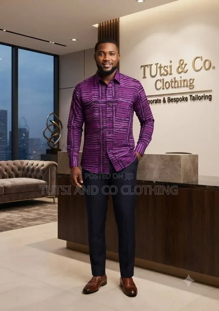 Ready to Wear Male African Print Shirts
