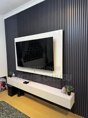 Bed, Mattress and TV Console for Sale