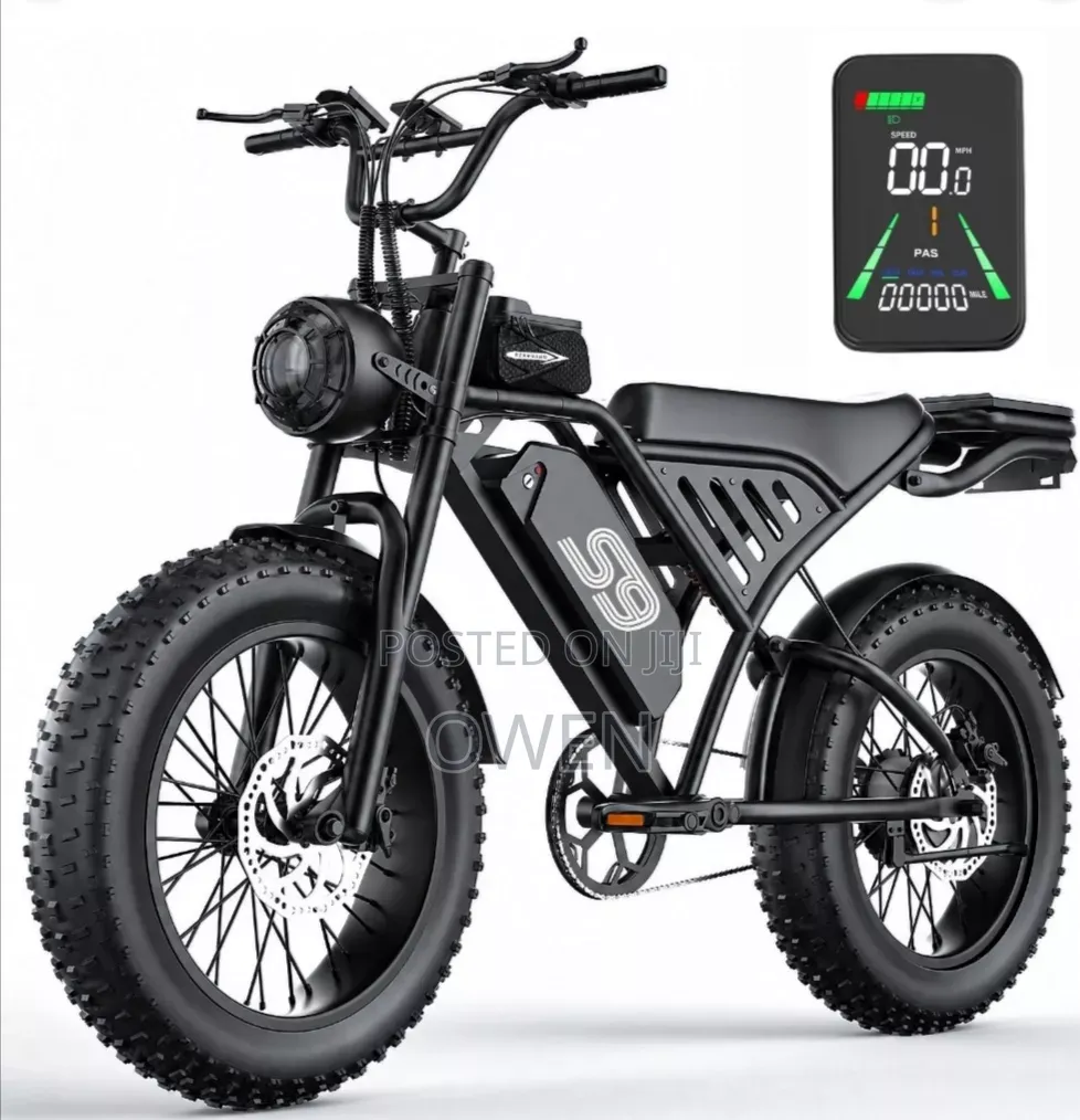 20" Fat Tire Adults Electric Bike 2500w 34mph 48v 20ah Mountain Ebike