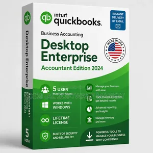 QuickBooks Desktop Enterprise Accountant 2024 5 Users Genuine License