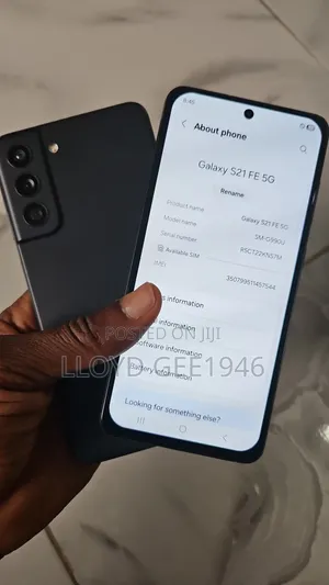 New Samsung Galaxy S21 FE 5G 128 GB Black