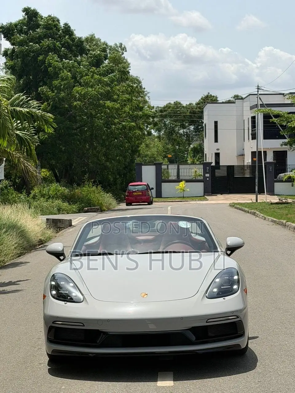 Porsche 718 Boxster Convertible 2024 White