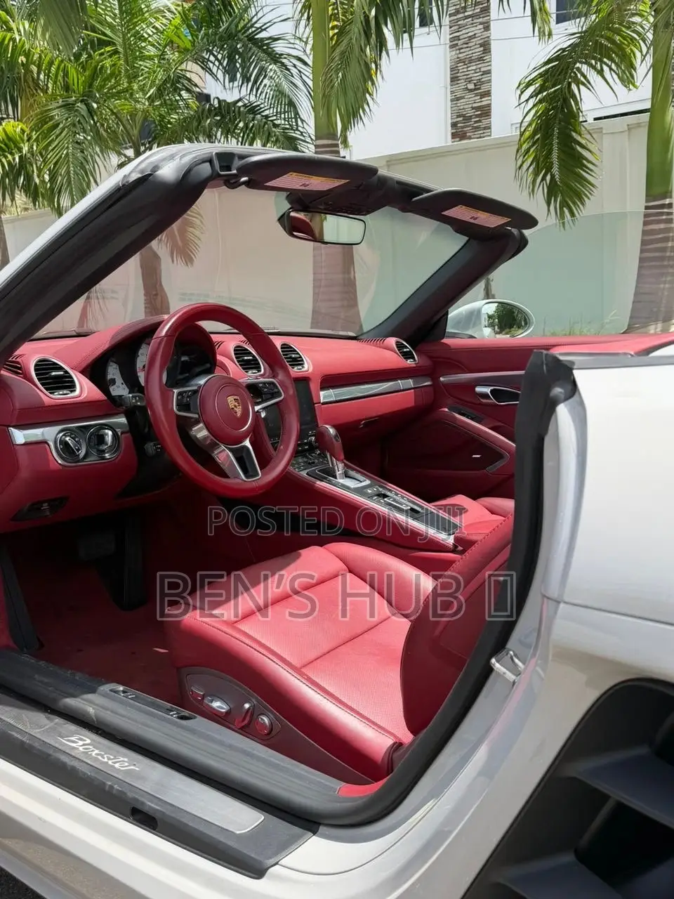 Porsche 718 Boxster Convertible 2024 White
