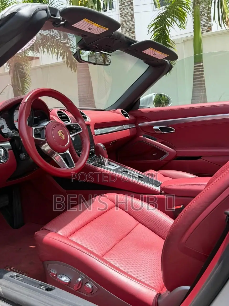 Porsche 718 Boxster Convertible 2024 White