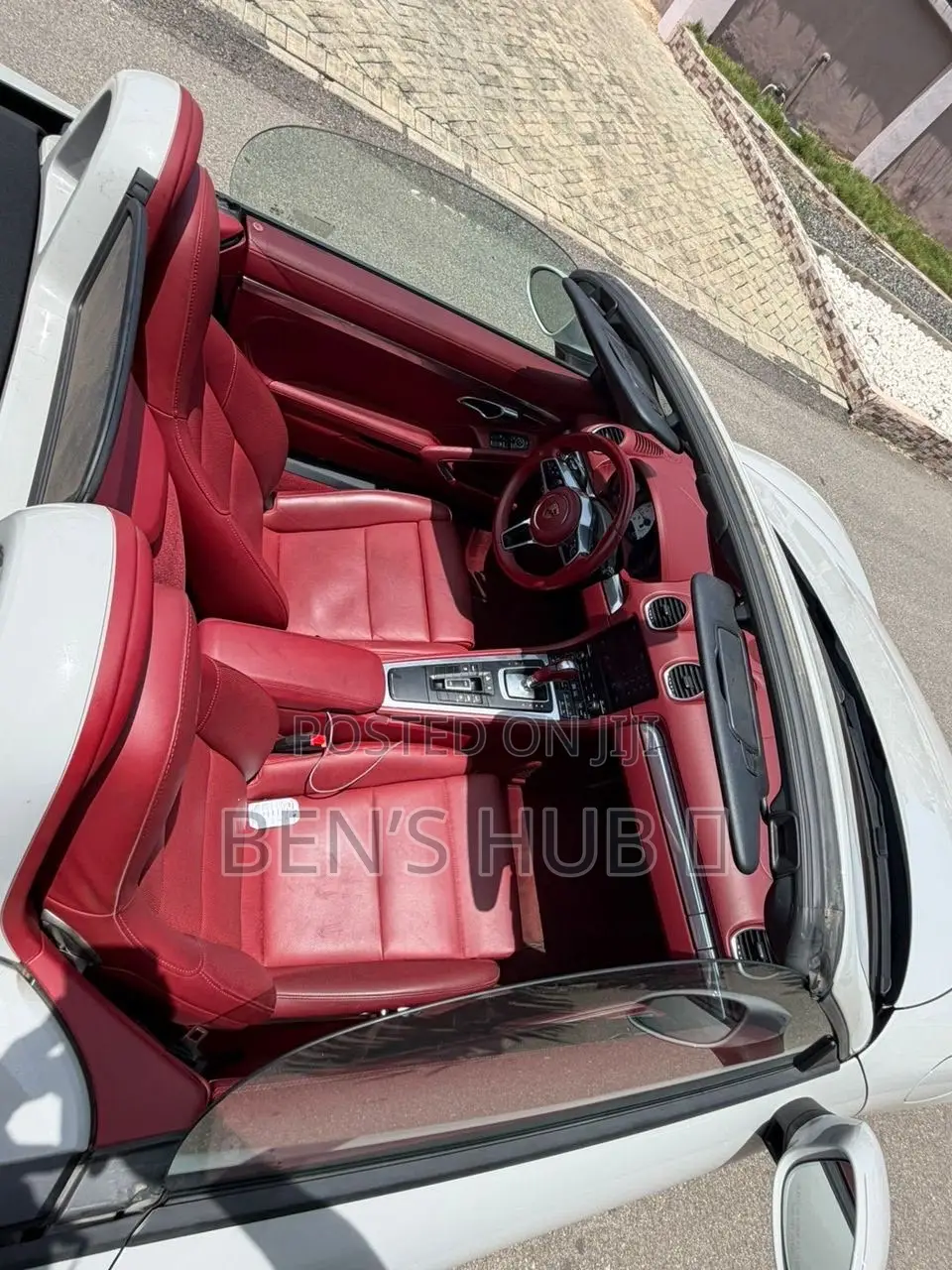Porsche 718 Boxster Convertible 2024 White