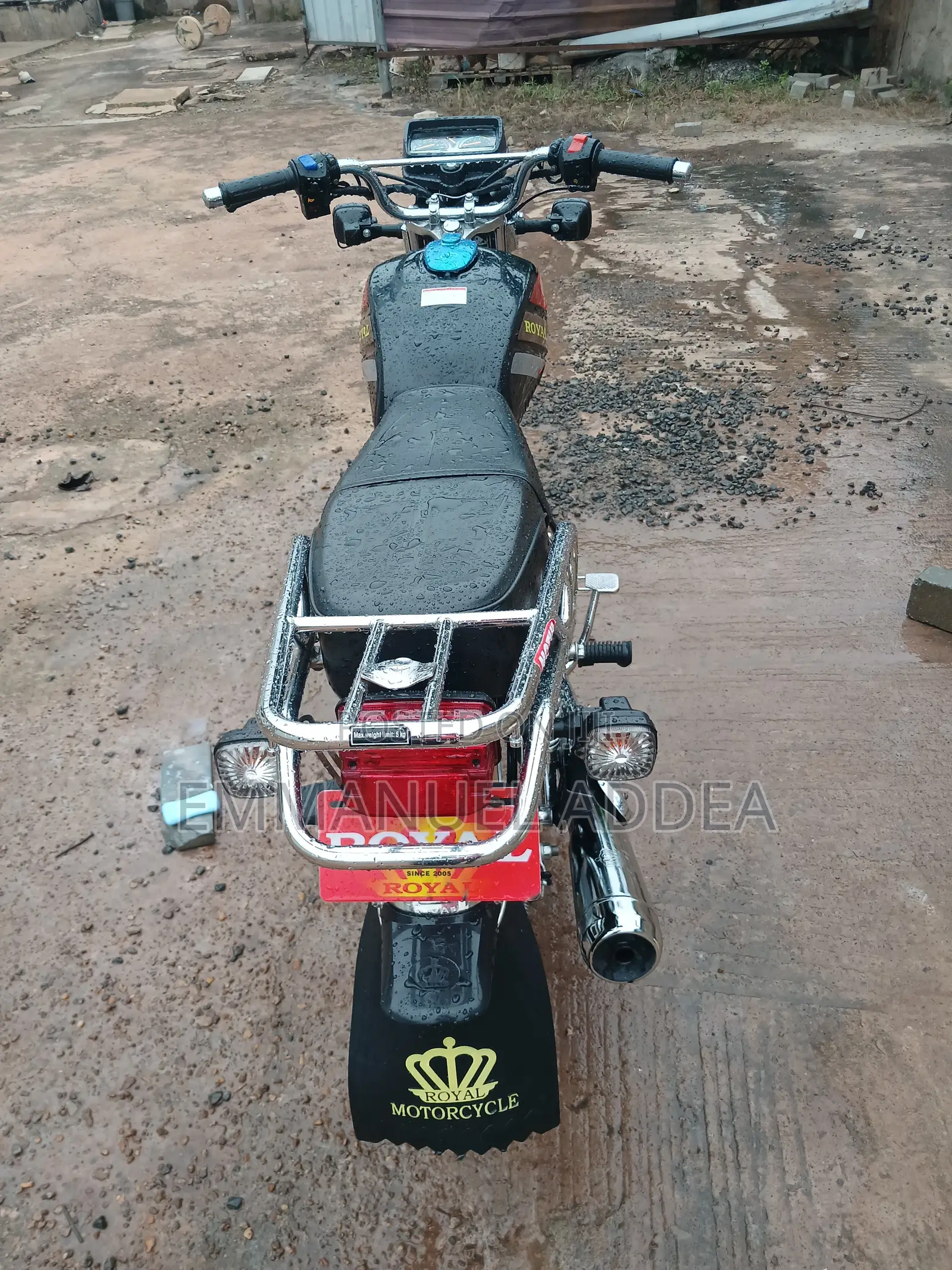 New Royal Motorcycle 2026 Black