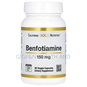 California Gold, Benfotiamine (Vit B1) With L-Leucine(Nerve)