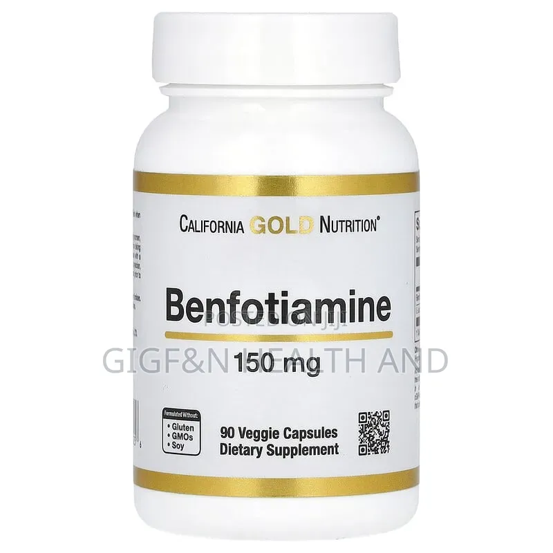 California Gold, Benfotiamine (Vit B1) With L-Leucine(Nerve)