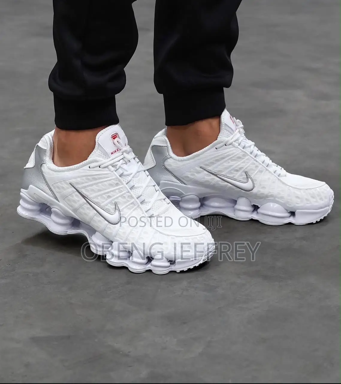 Original Nike Shox R4 All White