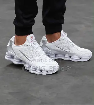 Original Nike Shox R4 All White