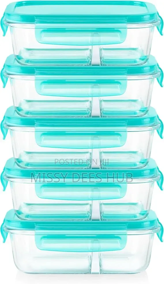 5pcs Glass Storage Bowls From Pyrex