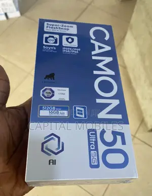 New Tecno Camon 50 Ultra 512 GB Black