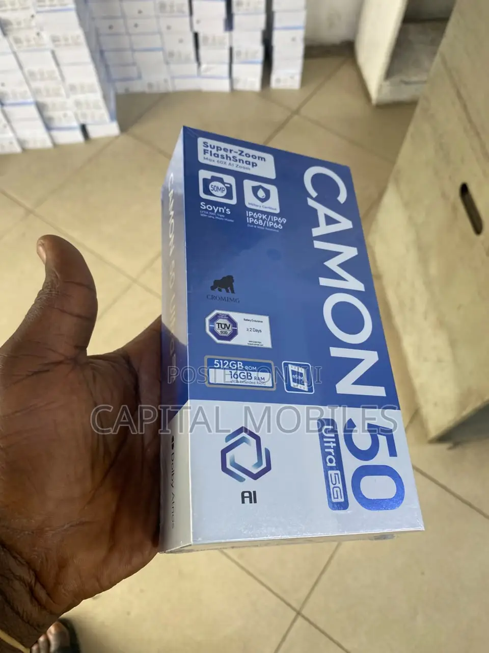 New Tecno Camon 50 Ultra 512 GB Black