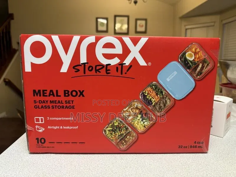 5pcs Glass Storage Bowls From Pyrex
