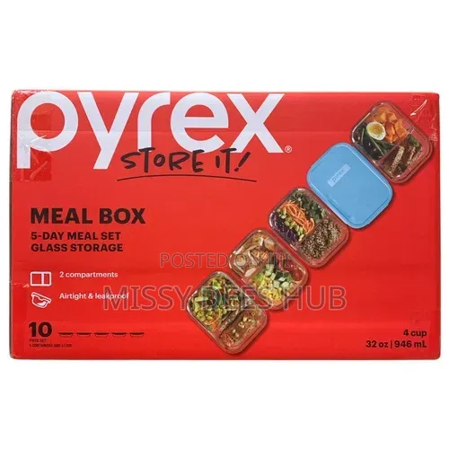 5pcs Glass Storage Bowls From Pyrex
