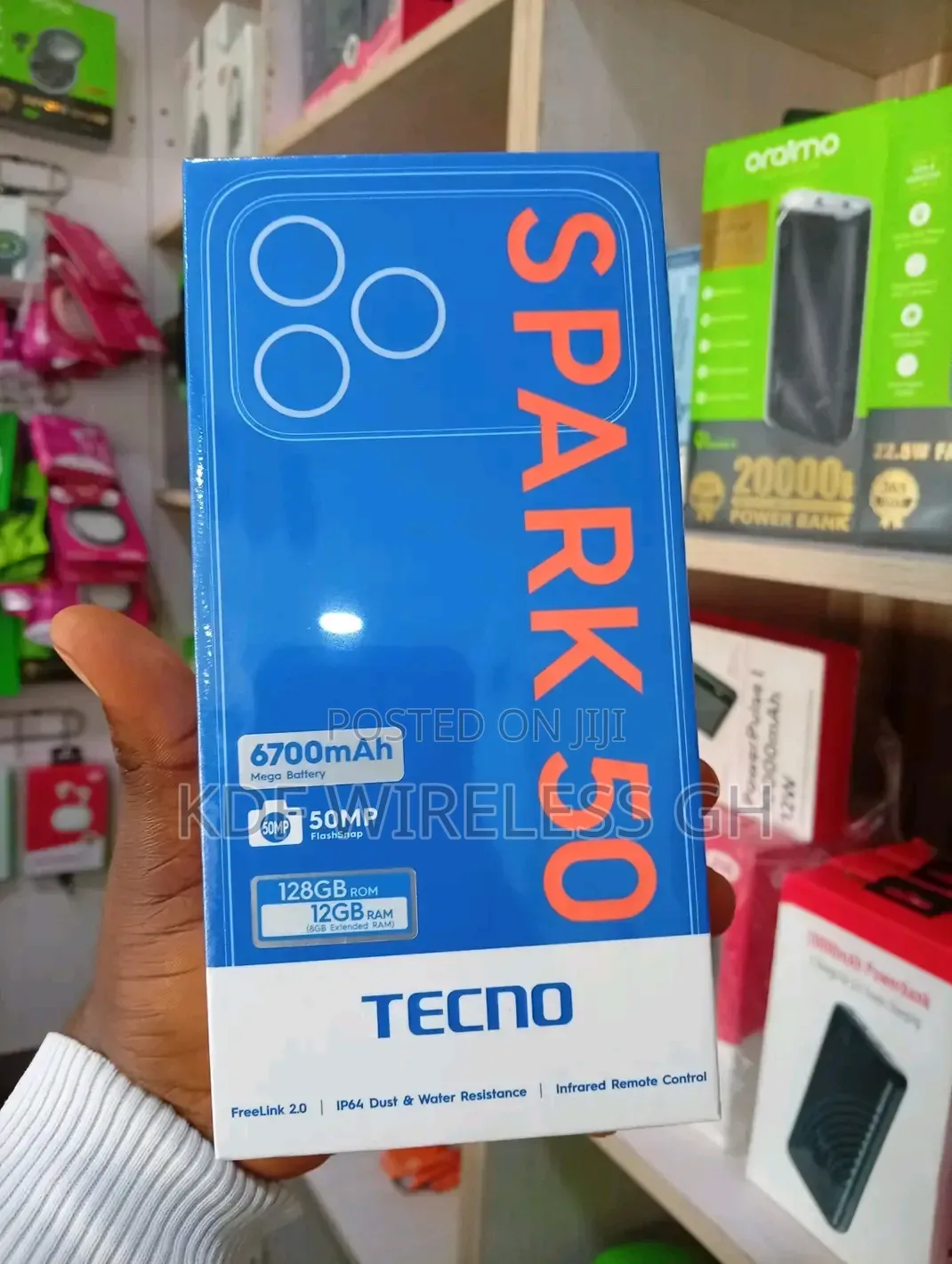 New Tecno Spark 50 128 GB Gray
