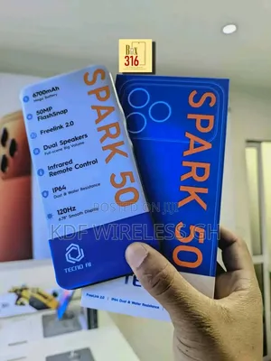 New Tecno Spark 50 128 GB Black