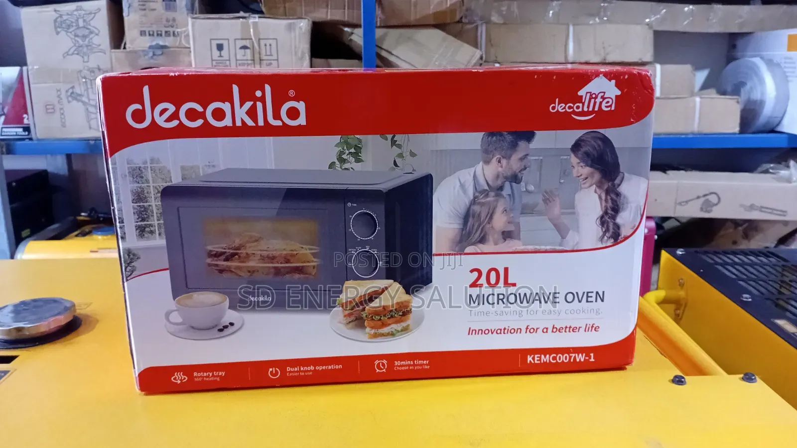 Decakila 20 Litres Microwave Oven – Compact Powerful