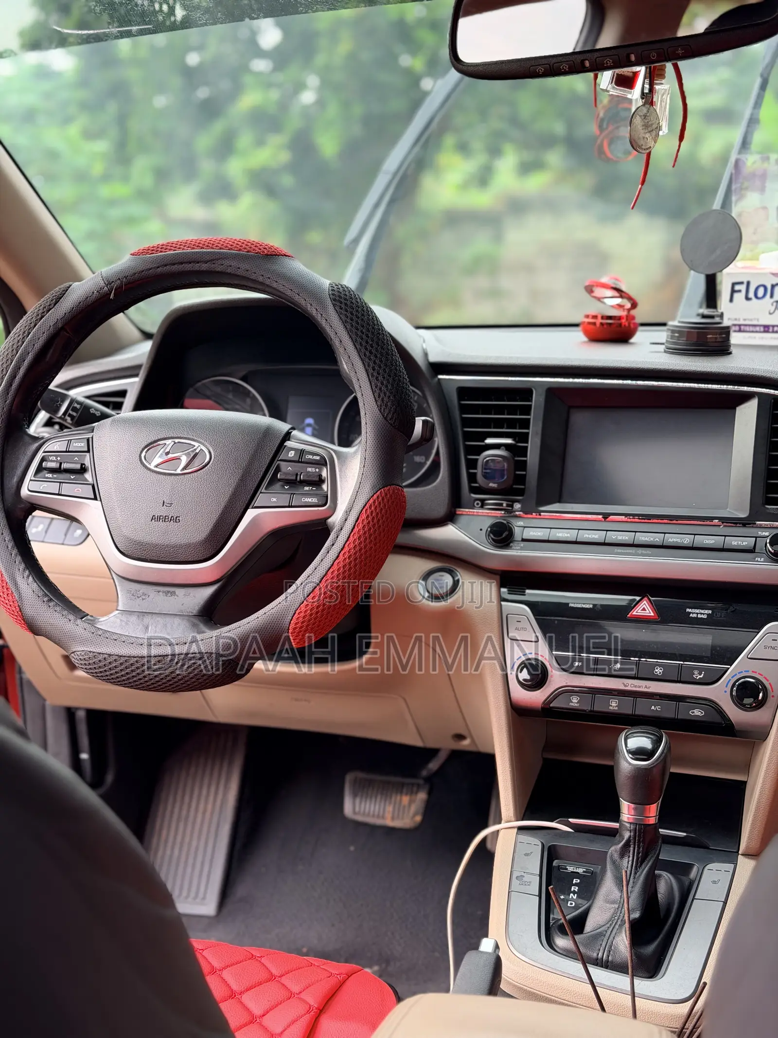 Hyundai Elantra Sport Sedan FWD (1.6L 4cyl 6M) 2017 Red