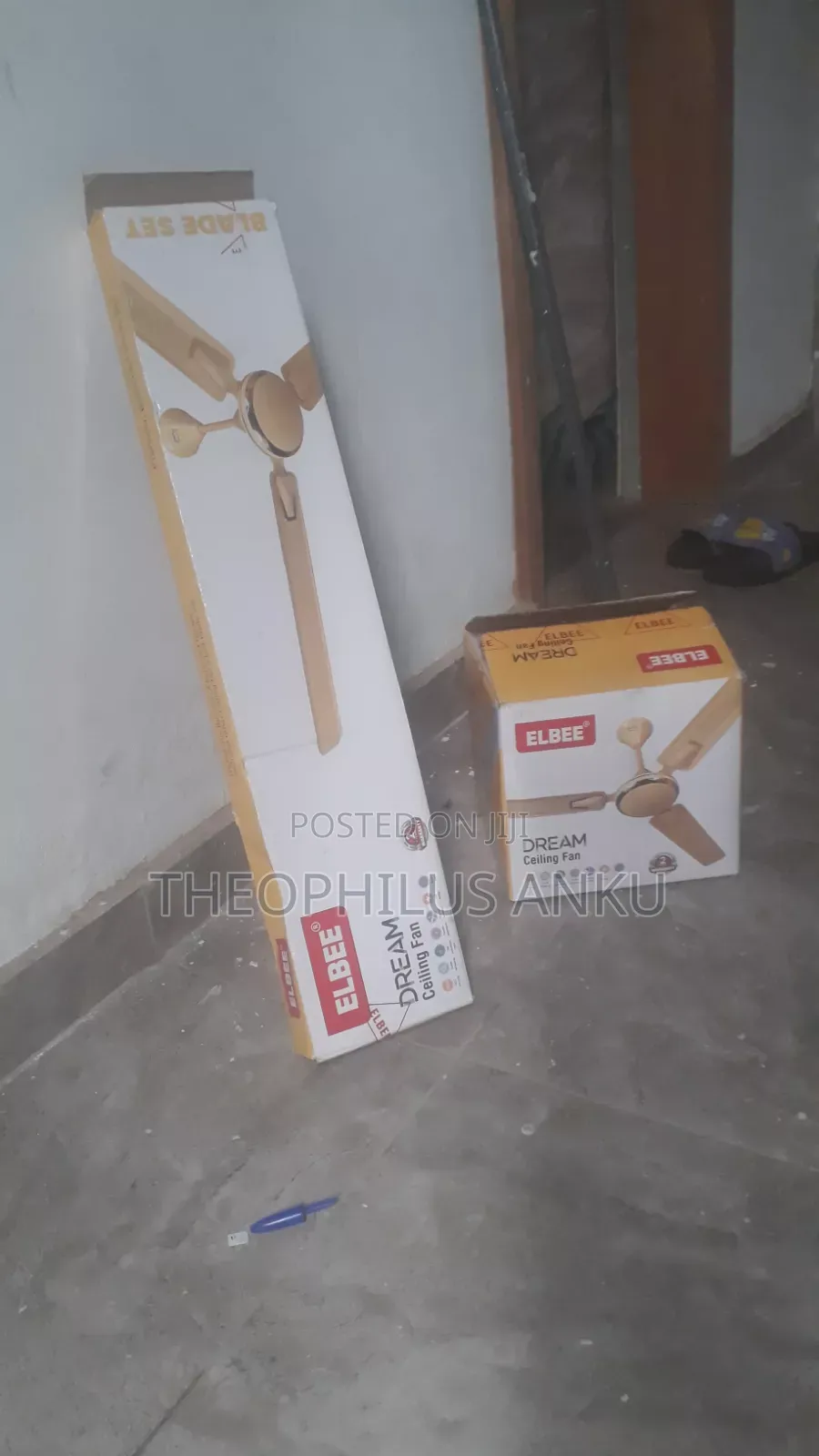 Brand New ELBEE Long Blade Fan