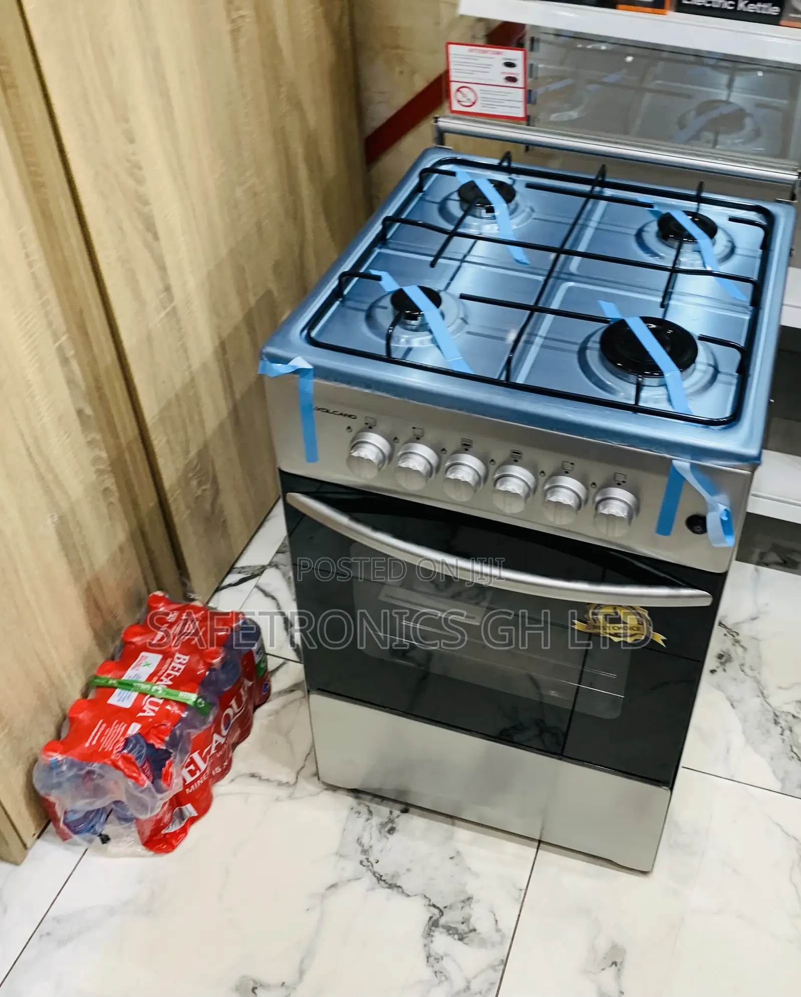Unique Sleek Grey Volcano 50×50 Cm Free Standing Gas Cooker
