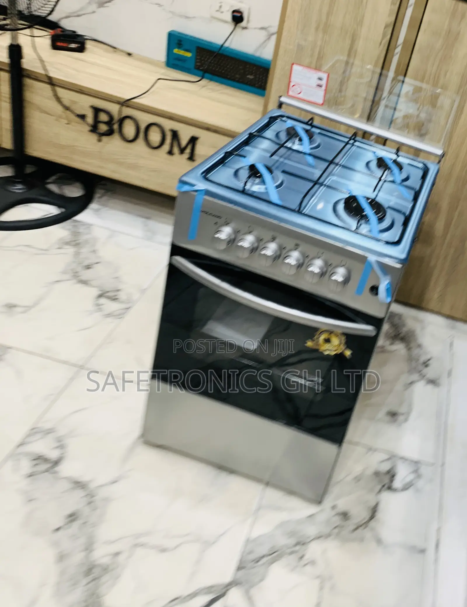 Exclusive Grey Volcano 50×50 Cm Free Standing Gas Cooker