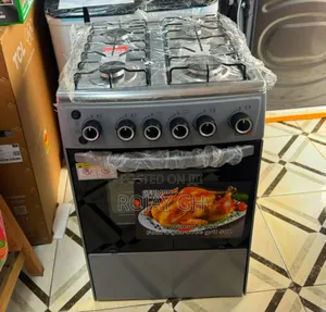 German Plus 4-Burner Gas Cooker With Stove, Grill Chicken Turner