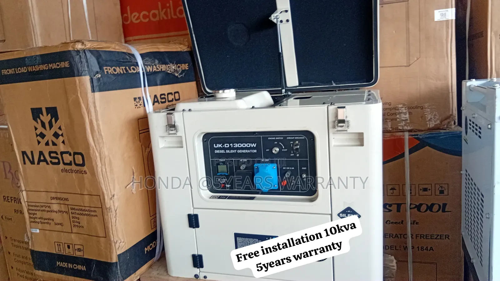 Premium UK Made 10kVA Diesel Silent Generator for Homes 10kva