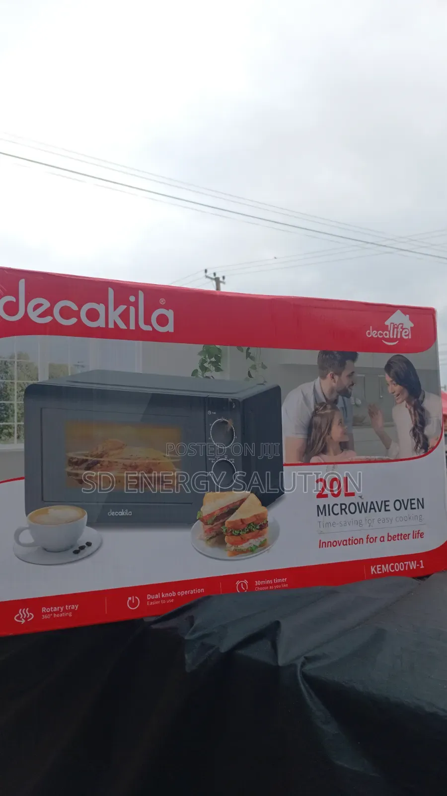 Decakila Microwave Oven 20 Liters – Durable Design
