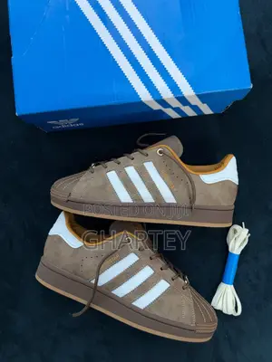 Adidas Superstar Premium Sneakers – Brown White | Classic Style