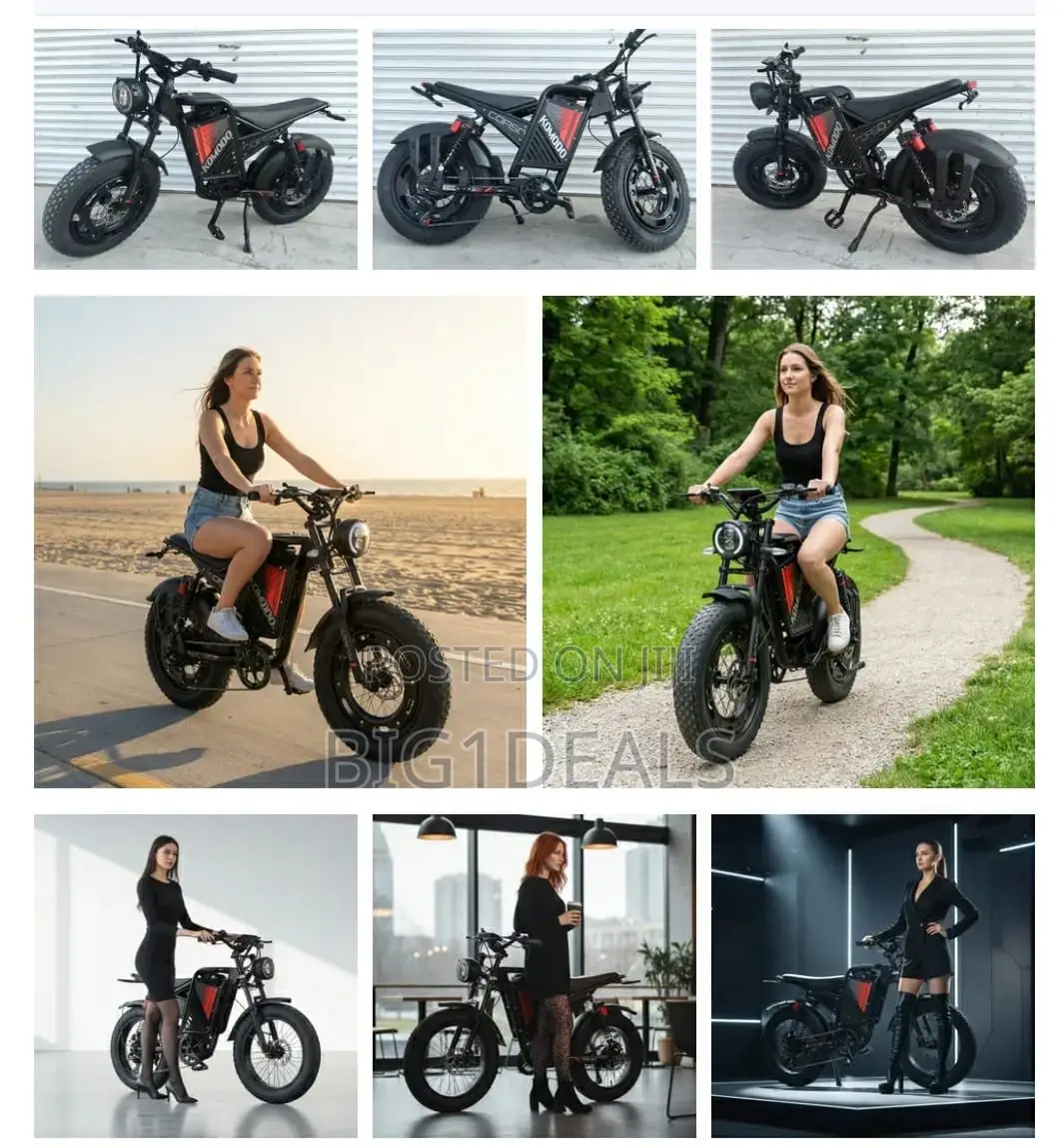 Electric Bicycle With Double Super Lasting Batteries. Preorder Only