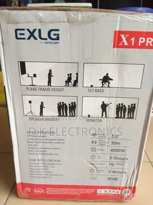 Excellent LG X1 Pro Deep Bass Portable Party Speaker