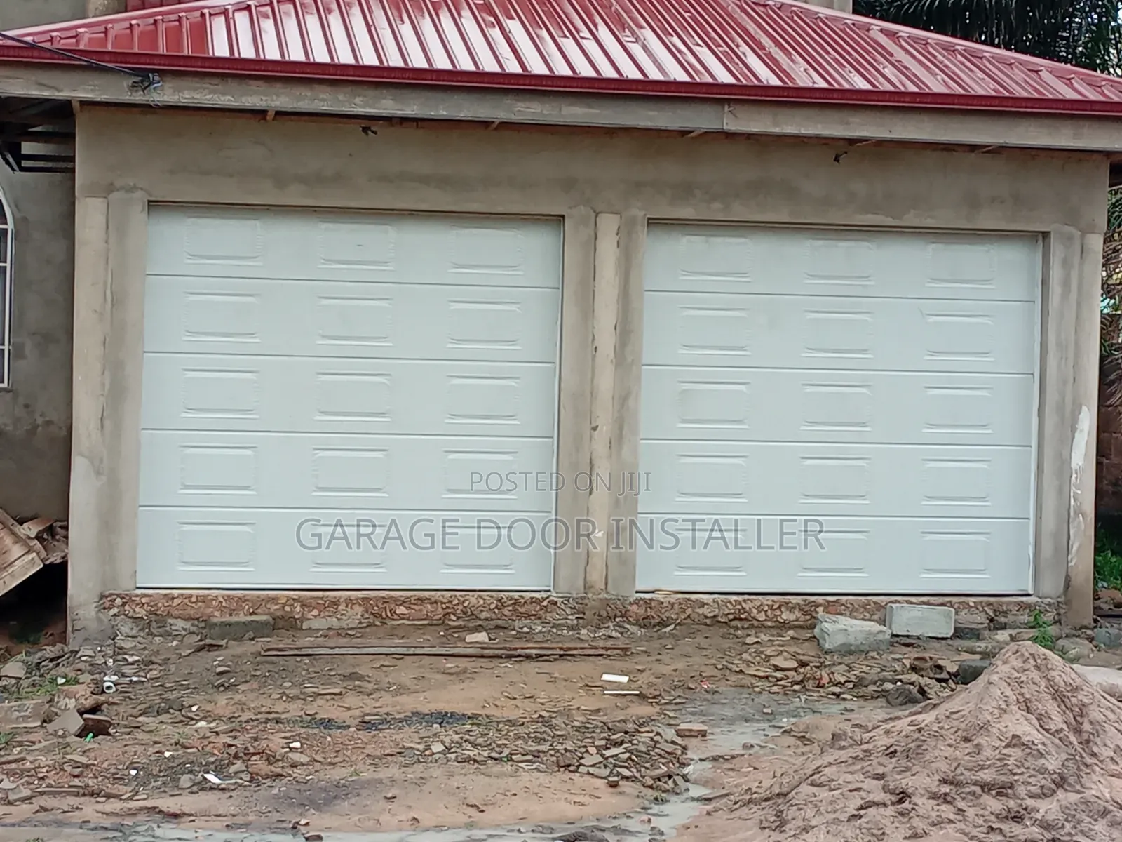 Garage Door With Motor and Remote