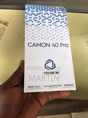 New Tecno Camon 40 Pro 5G 256 GB Black
