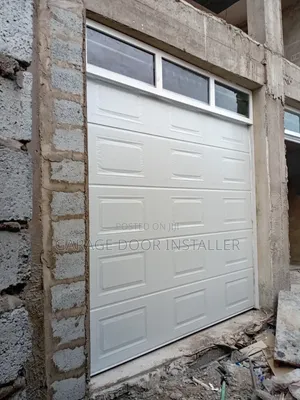 Automatic Garage Door With Fanlight