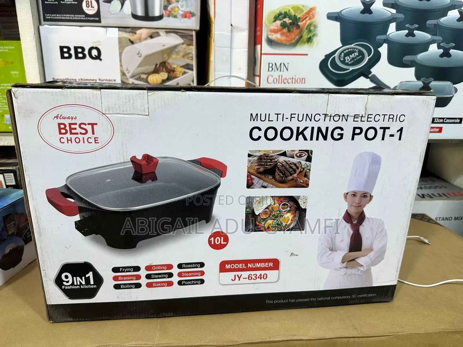 Electric Cooking Pot 10L