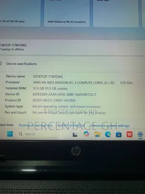 Laptop HP 15-da2933nia 12GB AMD Ryzen 9 SSD 250GB