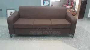 Sofa Set - Leather/Fabric