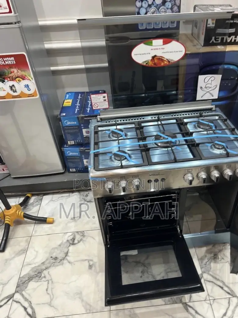 Latest Classic Mediatech 5 Gas Burner Oven Auto Rotisserie Silver