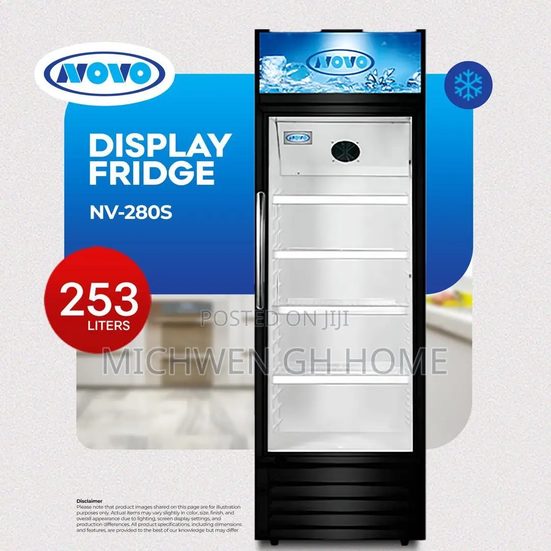 Novo Showcase Fridge NV-280S (253L)