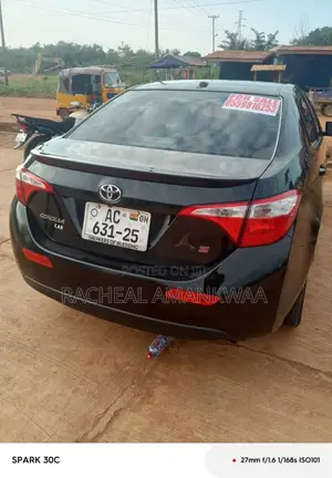 Toyota Corolla S 4dr Sedan (1.8L 4cyl CVT) 2016 Black