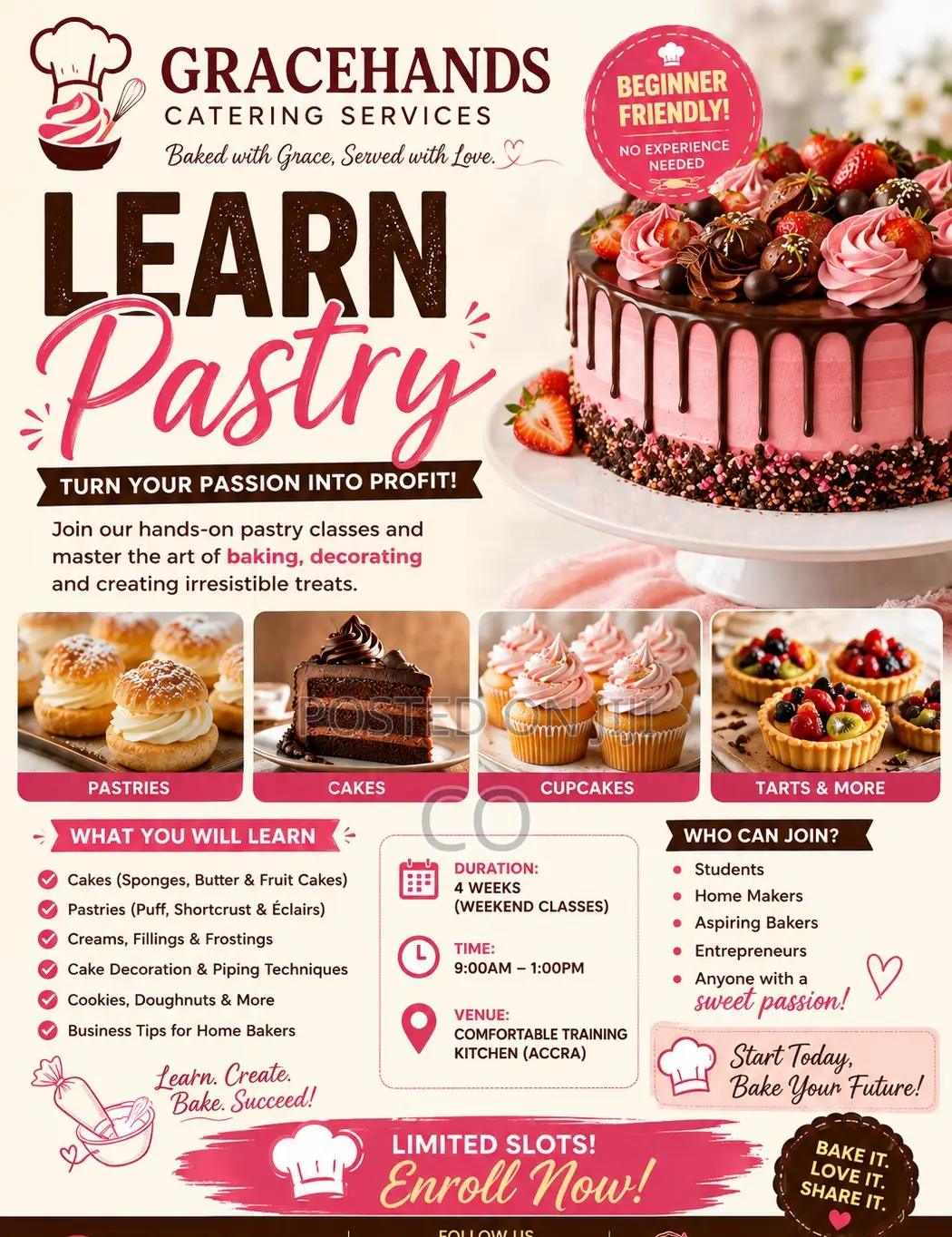 Pastry Training Services