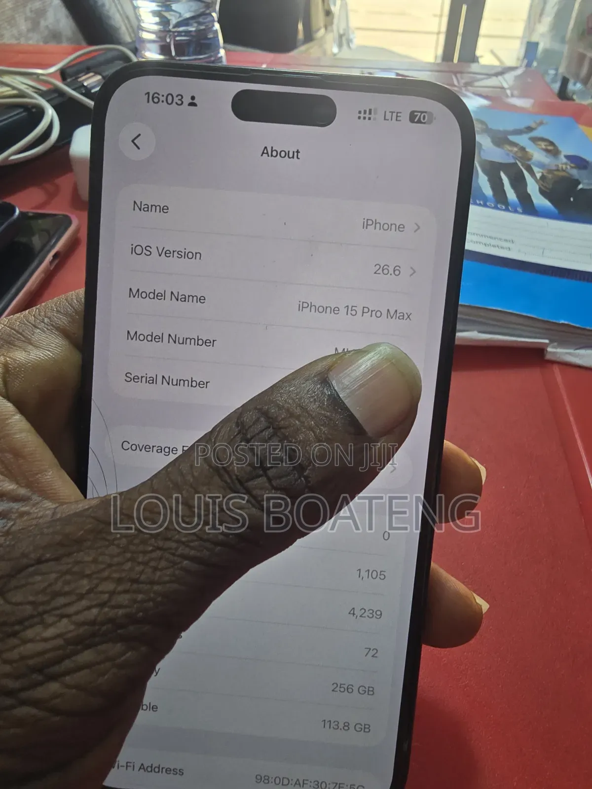 Apple iPhone 15 Pro Max 256 GB Black