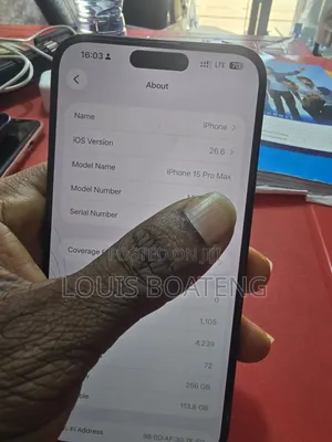 Apple iPhone 15 Pro Max 256 GB Black