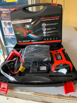 Jump Starter With Air Compressor AC Charger USB Power Bank