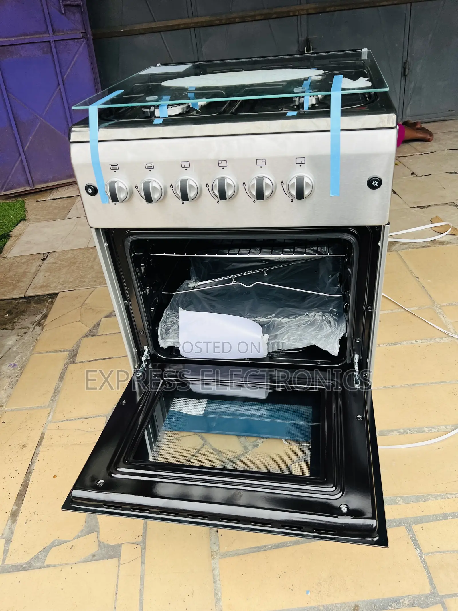 Place Your Order New Line Gas Cooker Oven Grill 4b