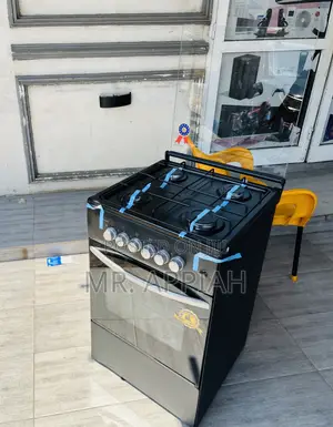 Super Affordable Volcano Gas Oven 4 Burner(Black)Double Grid