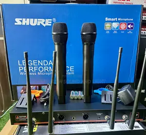 Shure U-6320 Dual Wireless Handheld Microphone Bundle
