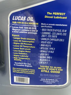 Lucas Oil 15w-40 Magnum || Long Drain HD