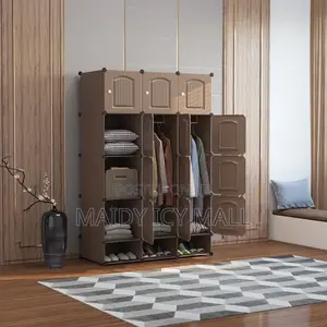 3D 12cubes Wardrobe With Shoe Rack